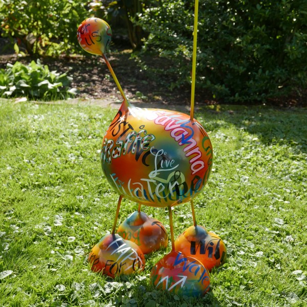 Crazy Giraffe large 137x42cm Graffiti Color F