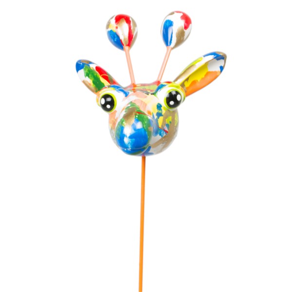 Crazy Giraffe medium 80x23cm Decoupage Color H