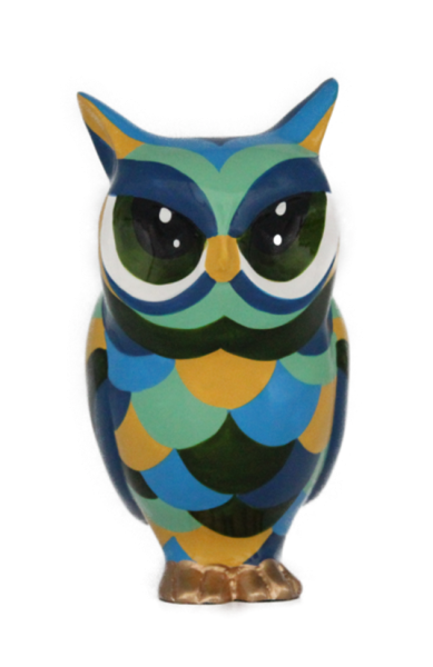 Art Owl &quot;Lili&quot; small 15x14cm color #C