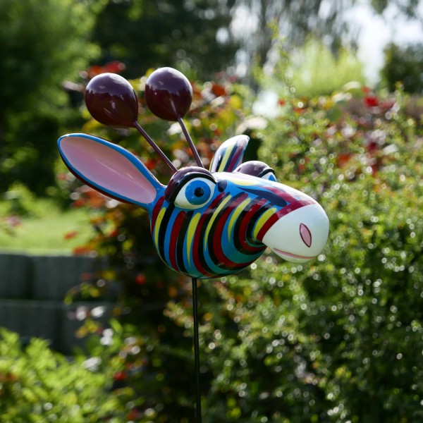 Crazy Giraffe large 137x42cm Warhol Color G