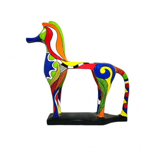 Greek Horse Antik small 22x21cm Color B