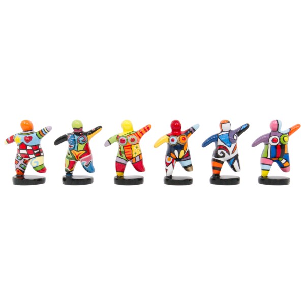 Molly standing XS 7x2cm 6 Colors Set of 24
