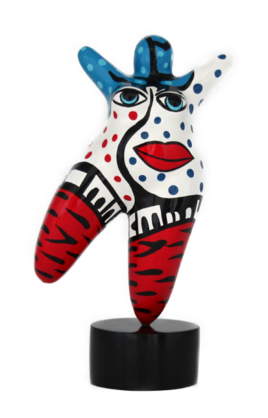 Molly standing medium 16x6cm PopArt Edition Blue Color A
