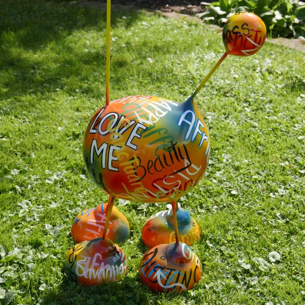 Crazy Giraffe large 137x42cm Graffiti Color F