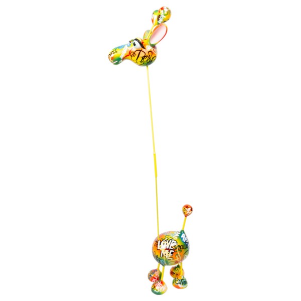 Crazy Giraffe medium 80x23cm Graffiti Color F