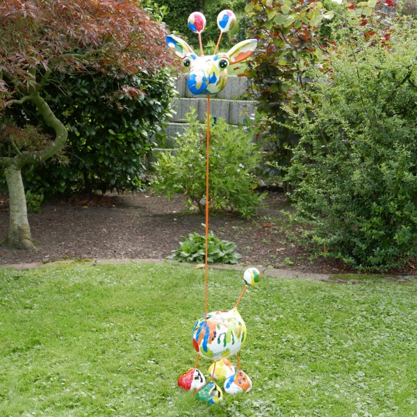 Crazy Giraffe large 137x42cm Decoupage Color H