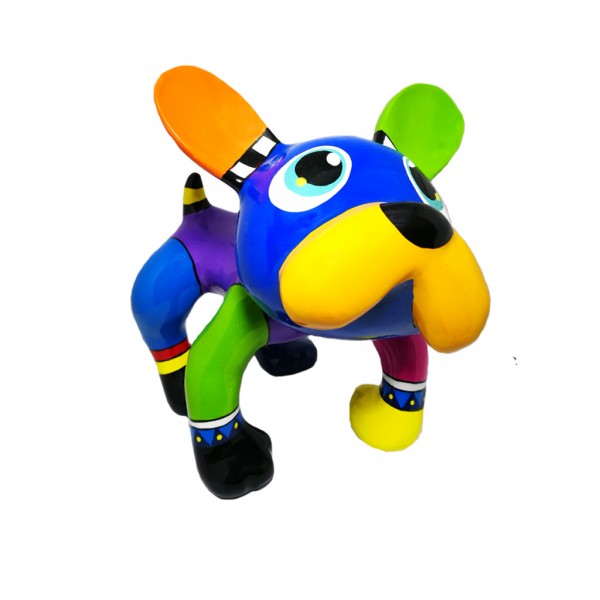 Standing Bulldog George small 12x10,5cm Color C