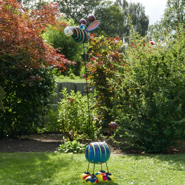 Crazy Giraffe large 137x42cm Warhol Color G