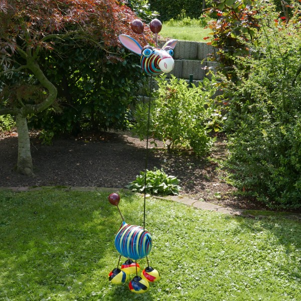 Crazy Giraffe large 137x42cm Warhol Color G