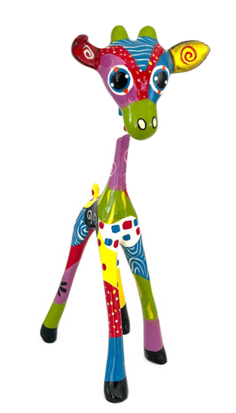 Giraffe Noah medium 51x37cm Patchwork Color