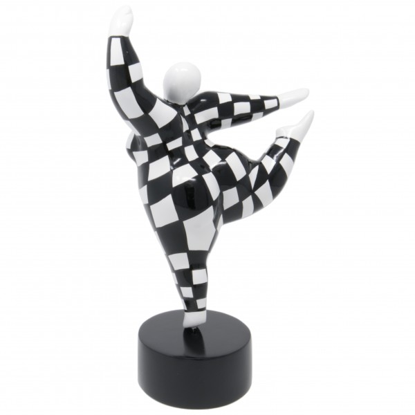 Dancing Ballerina medium 28x8cm Black/White